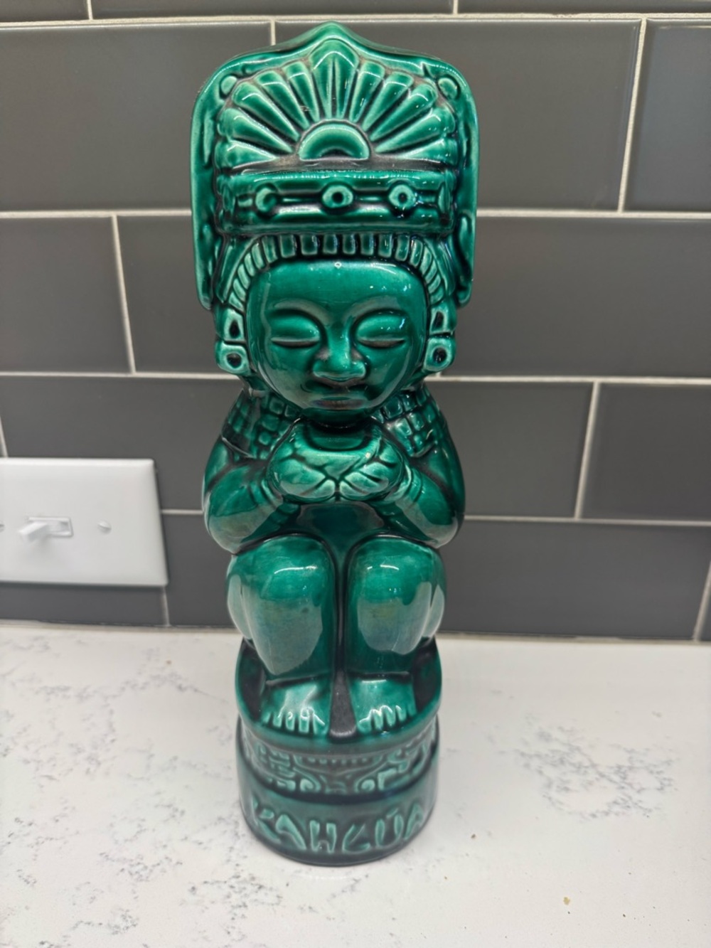 Vintage Tiki Ceramic Aztec Mexican Barware
